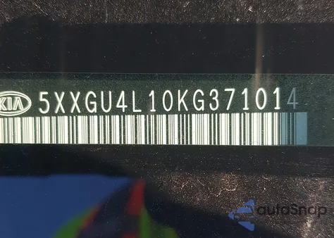 2019 Kia Optima Ex from USA, damaged, VIN 5XXGU4L10KG371014